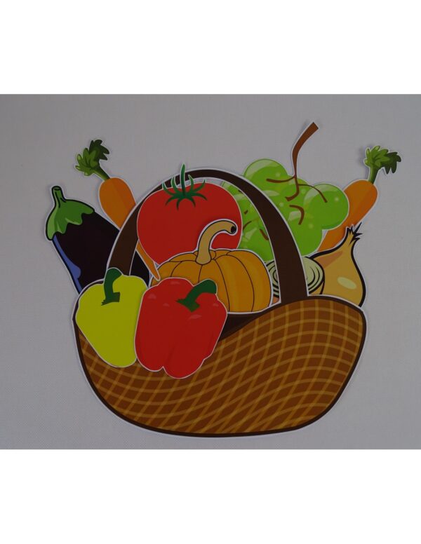 Dekoracja Koszyk z warzywami - jesień pdf