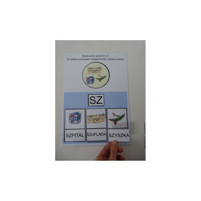 Pakiet logopedyczny - głoski SZ/S pdf