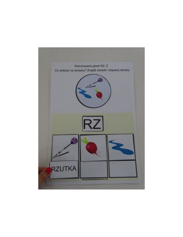 Pakiet logopedyczny - głoski RZ/Ż wersja pdf