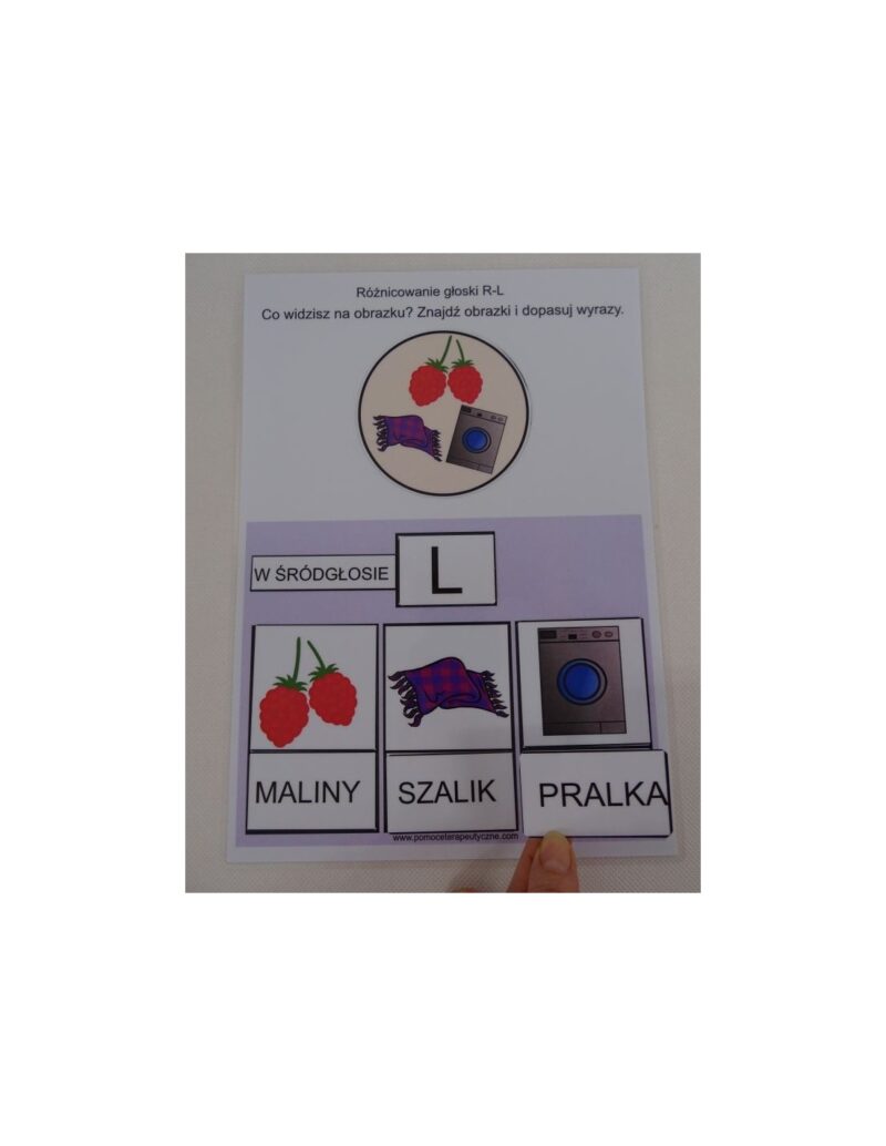 Pakiet logopedyczny - głoski R/L wersja pdf