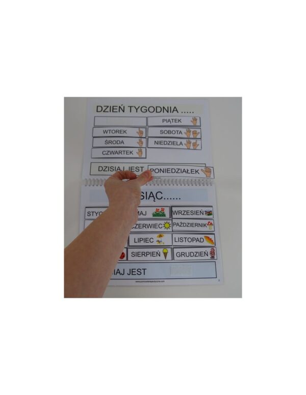 Kalendarz dla dzieci do komunikacji wersja pdf