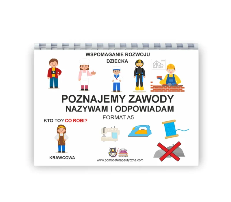 Poznajemy zawody. Nazywam i odpowiadam PDF