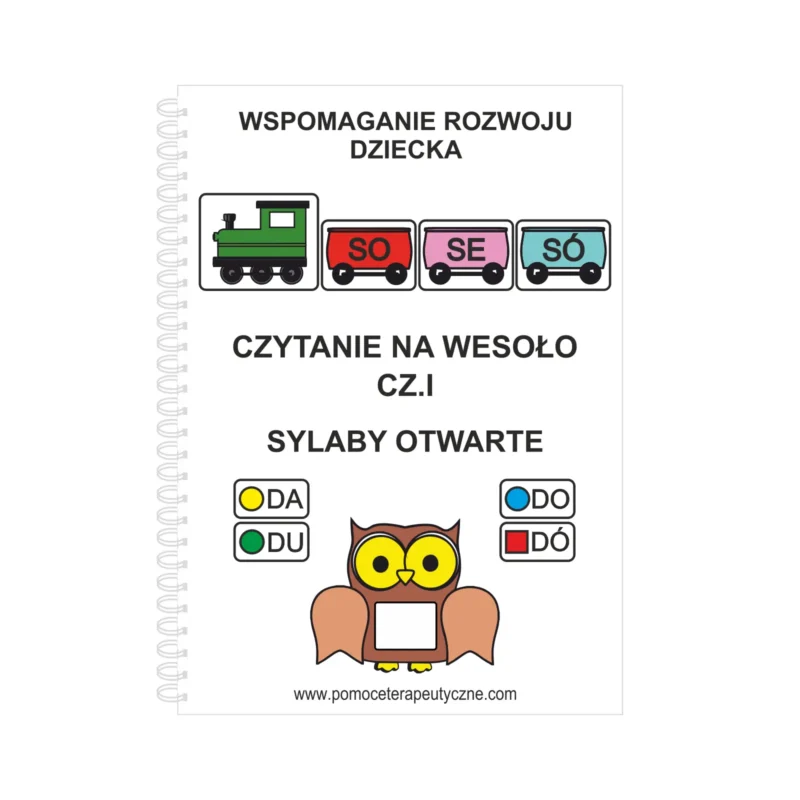 Czytanie na wesoło - sylaby otwarte cz.I PDF