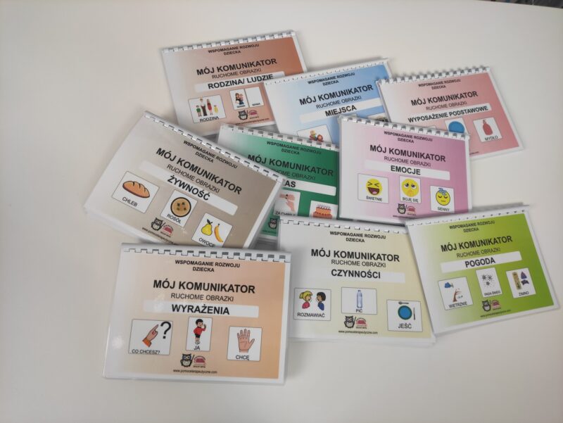 Mój komunikator. Ruchome obrazki zestaw książeczek - obrazek 2