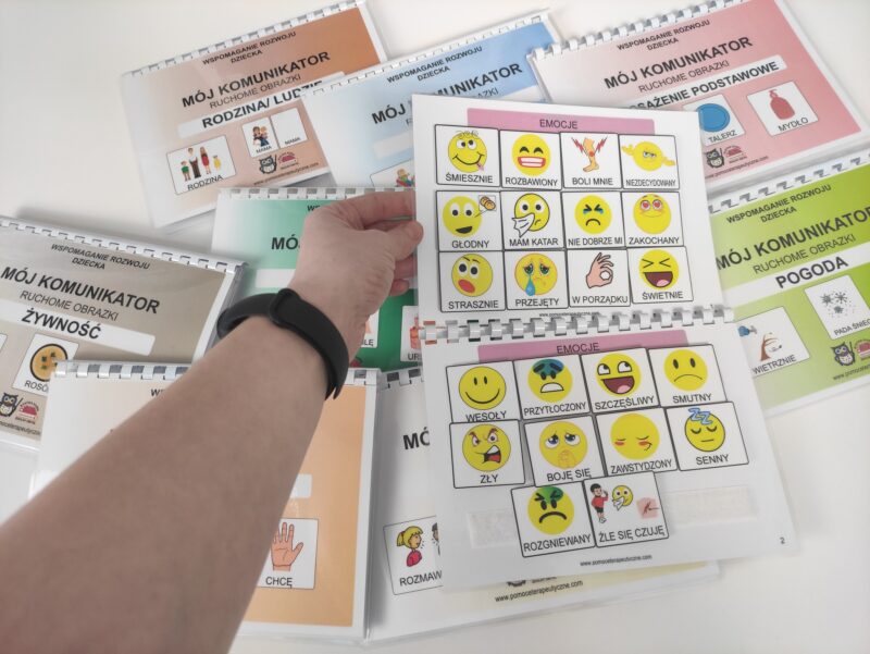 Mój komunikator. Ruchome obrazki zestaw książeczek - obrazek 5