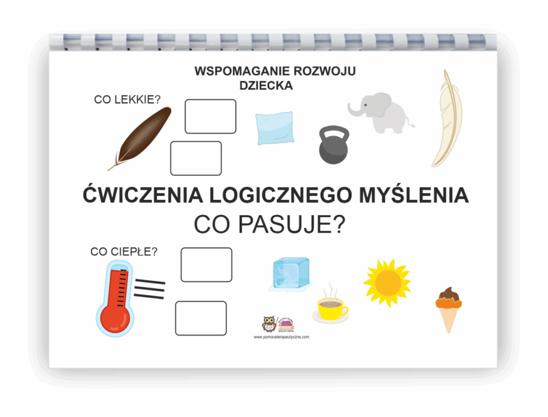 Ćwiczenia logicznego myślenia. Co pasuje? PDF
