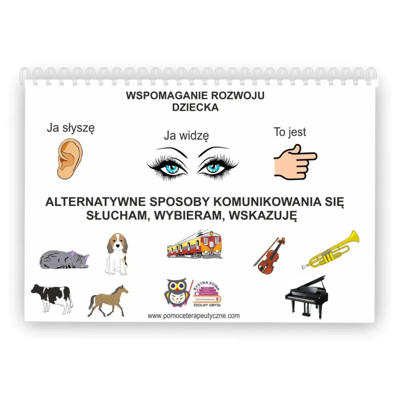 Alternatywne sposoby komunikowania się słucham, wybieram, wskazuję wraz z odgłosami PDF