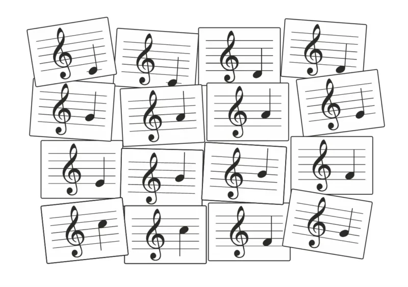 Muzyczne memory - nauka nut przez zabawę PDF