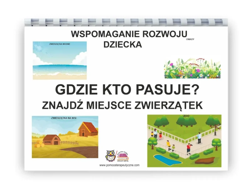 Gdzie kto pasuje? Znajdź miejsce zwierzątek. PDF