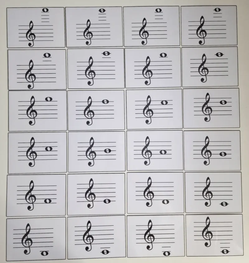 Muzyczne znaki w kluczu wiolinowym PDF - obrazek 2
