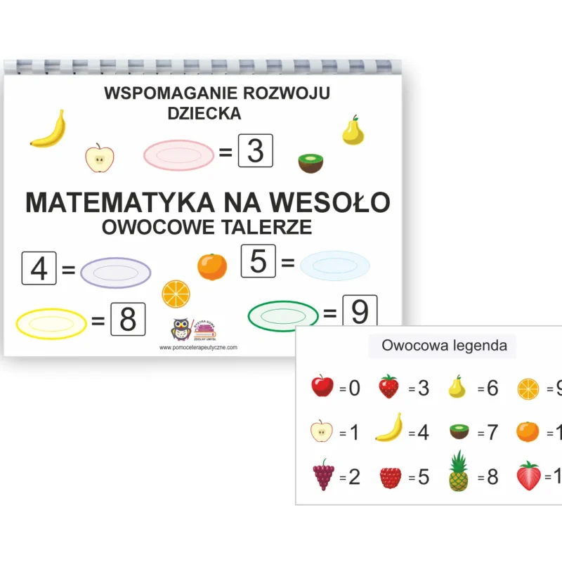 Matematyka na wesoło. Owocowe talerze. PDF
