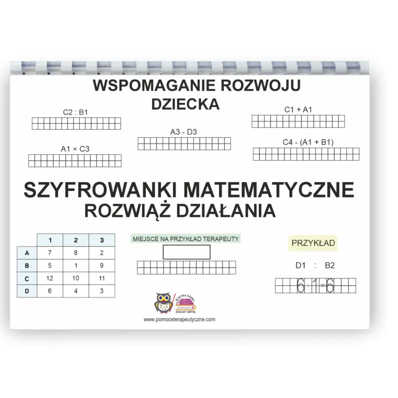 Szyfrowanki matematyczne. Rozwiąż działania PDF